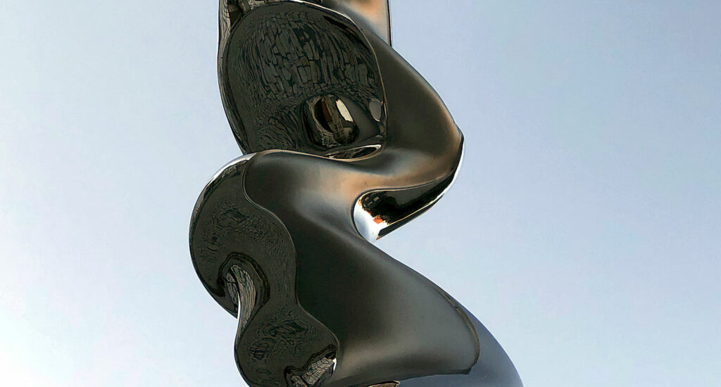Sir Tony Cragg, Skulptur "Der Pfad" Fotoperspektive
